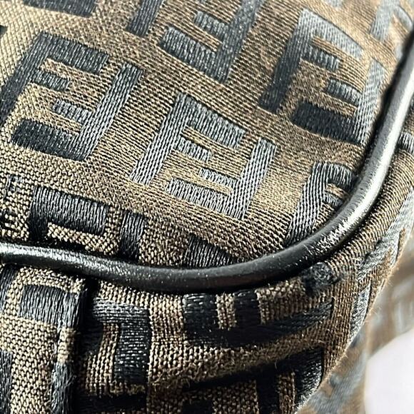 FENDI Brown Zucchino Canvas Briefcase - Picture 11 of 14
